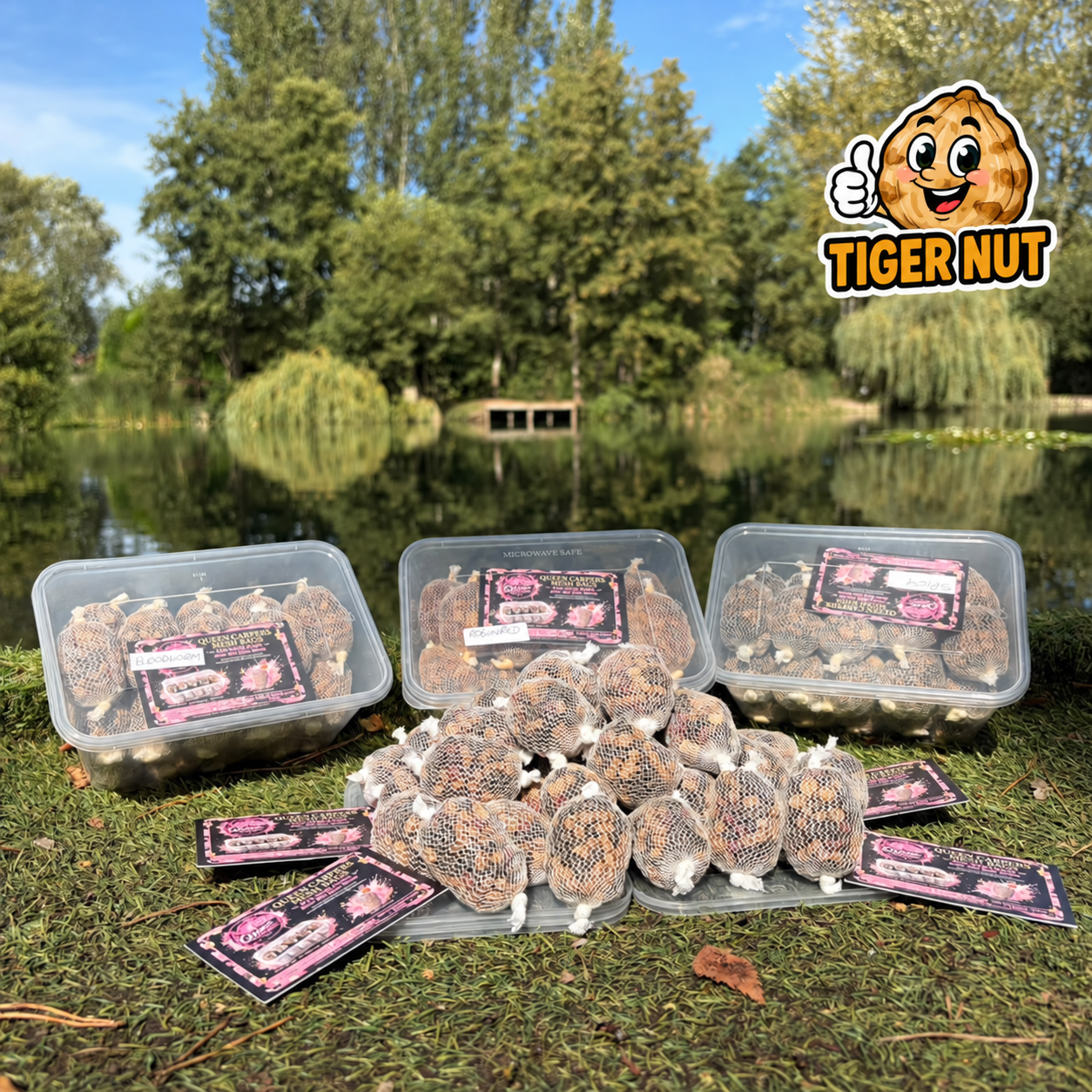 Tiger Nut Ready-Made PVA Mesh Bags (25 Pack)