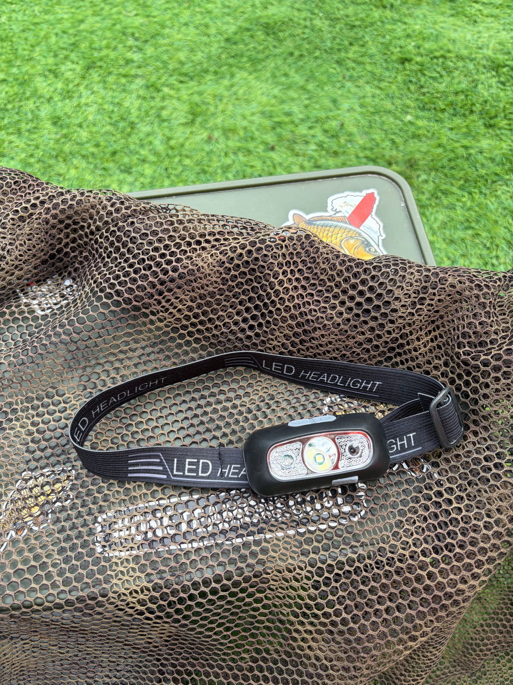 LED Rechargeable Head Torch / Headlamp - Lightweight Hands-Free Headlight