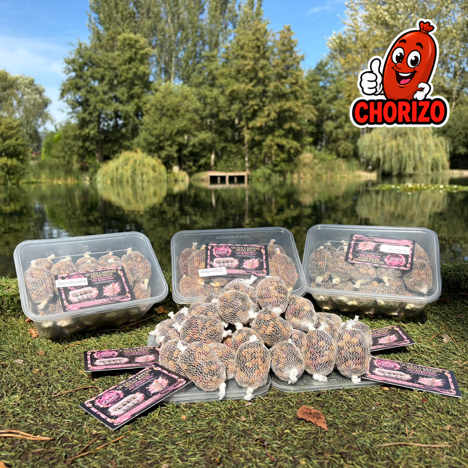 Chorizo Ready-Made PVA Mesh Bags (25 Pack)