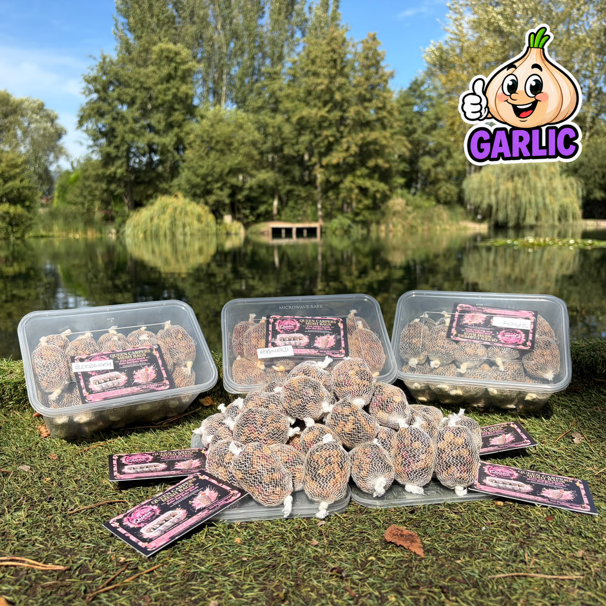 Garlic Ready-Made PVA Mesh Bags (25 Pack)